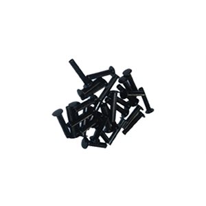 Rivets tubulaires en acier noir / Black tubular steel rivets