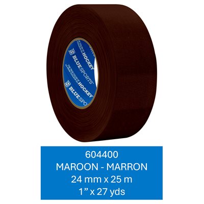 Colored HT Maroon 24mm x 25m / 1" x 27 yds - 48 r / c