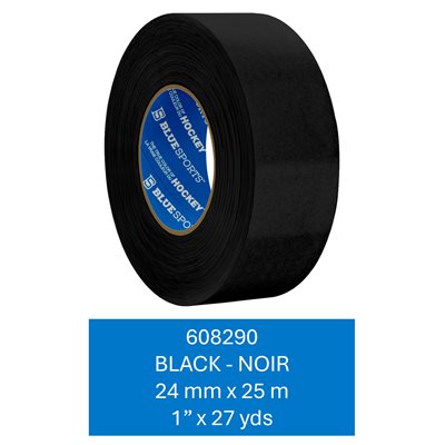 Poly tape Black 24mm x 25m / 1" x 27 yds - 36 r / c