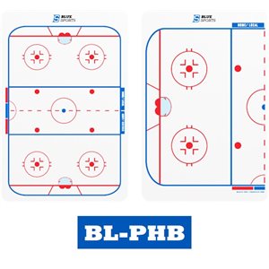 Tableau format poche Hockey 6" x 4" - 2 faces