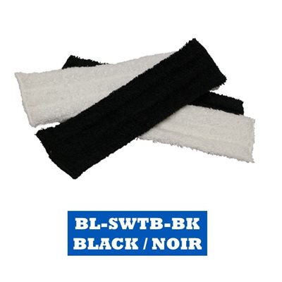 Bandes absorbantes Noires / Sweatbands Black 
