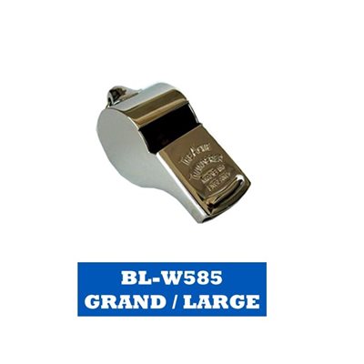 Sifflet plaqué argent / Nickel plated brass Whistle Grand / Large