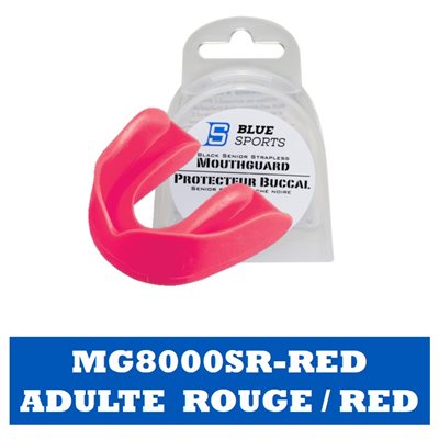 Protecteur buccal sans attache Adulte Rouge / Red