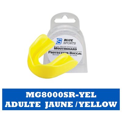 Protecteur buccal sans attache Adulte Jaune / Yellow