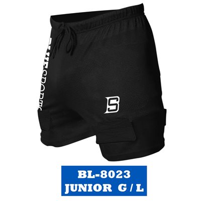 MESH SHORT WITH PELVIC PROTECTOR JUNIOR LARGE
