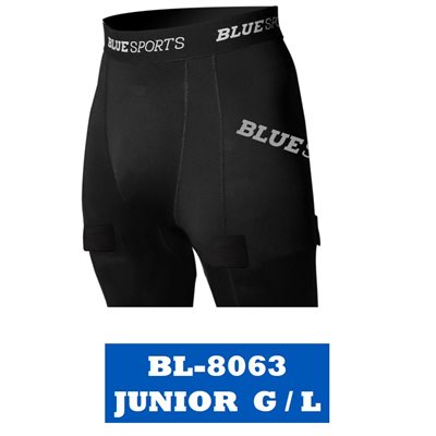 FITTED SHORT WITH PELVIC PROTECTOR JUNIOR LARGE